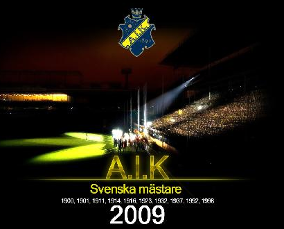 AIK SM-guld bakgrund